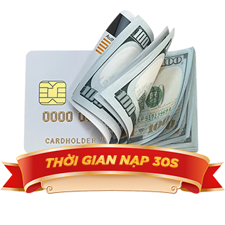 Thời gian nạp tiền chỉ mất 30S